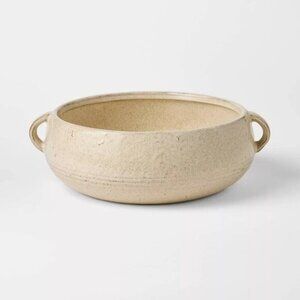 Glazed Ceramic Bowl with Handles Cream -‎ Threshold Studio McGee - Target